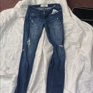 Hollister ripped jeans